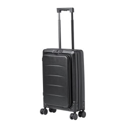 Trolley Pliable Personnalisé Éco-responsable Dopkin Matières : ABS Couleurs : noir cadeau entreprise pas cher
