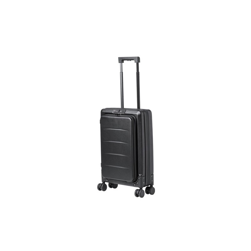 Trolley Pliable Personnalisé Éco-responsable Dopkin Matières : ABS Couleurs : noir cadeau entreprise pas cher