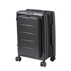 Trolley Pliable Personnalisé Éco-responsable Dopkin Matières : ABS Couleurs : noir impression haute définition