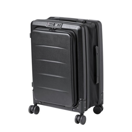 Trolley Pliable Personnalisé Éco-responsable Dopkin Matières : ABS Couleurs : noir impression haute définition