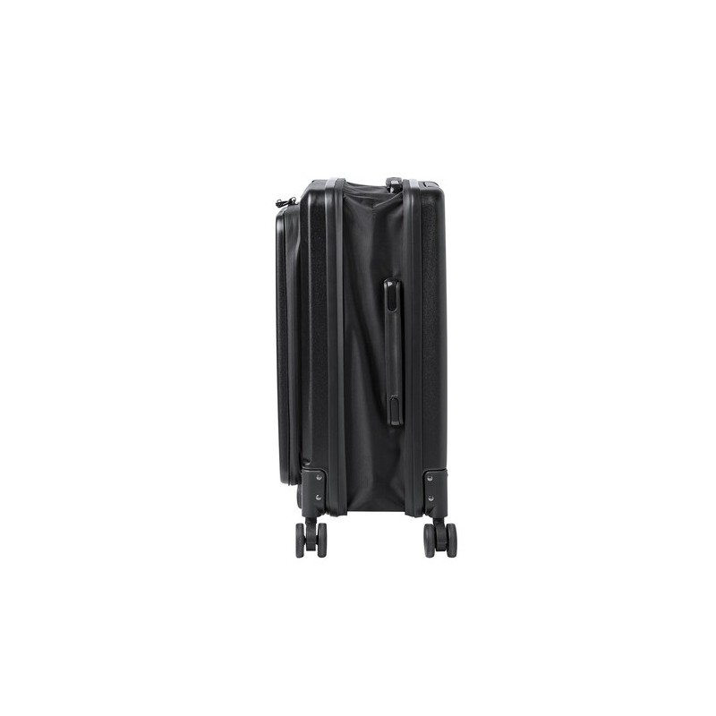 Trolley Pliable Personnalisé Éco-responsable Dopkin Matières : ABS Couleurs : noir marquage laser ultra précis