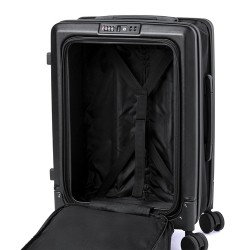 Trolley Pliable Personnalisé Éco-responsable Dopkin Matières : ABS Couleurs : noir objet promotionnel éco-responsable