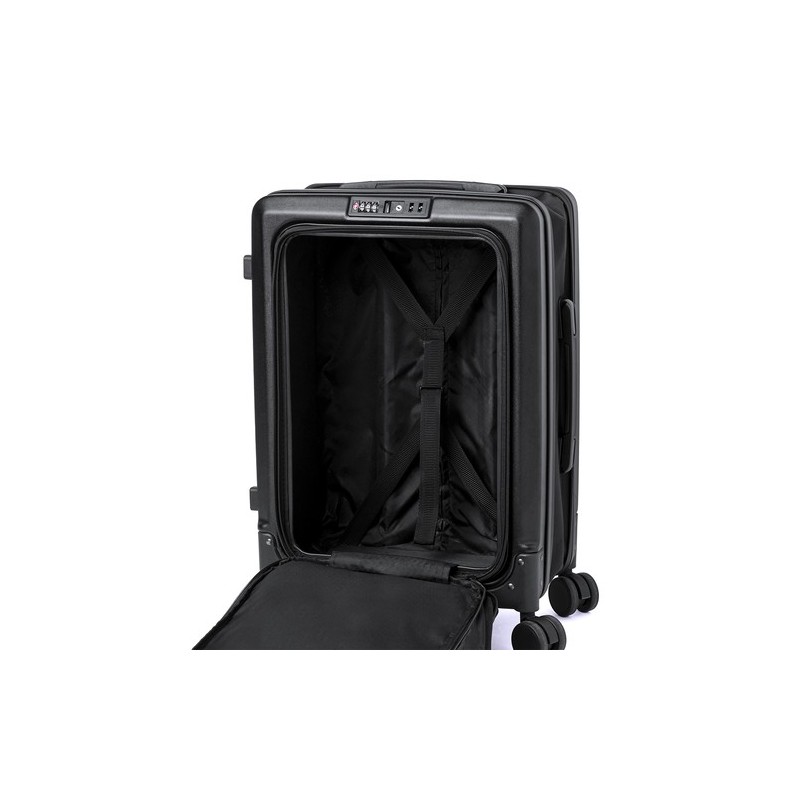 Trolley Pliable Personnalisé Éco-responsable Dopkin Matières : ABS Couleurs : noir objet promotionnel éco-responsable