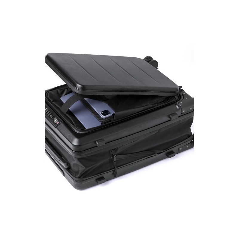 Trolley Pliable Personnalisé Éco-responsable Dopkin Matières : ABS Couleurs : noir cadeau collaborateur premium