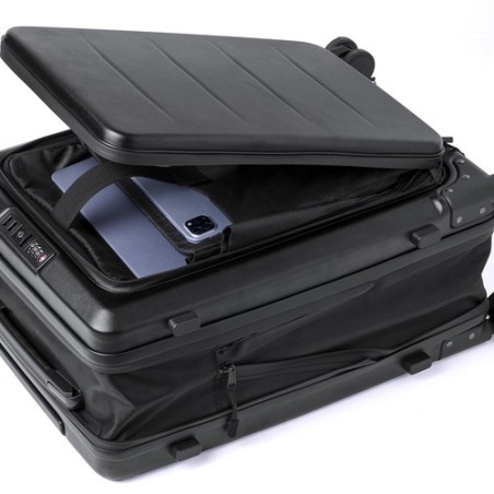 Trolley Pliable Personnalisé Éco-responsable Dopkin Matières : ABS Couleurs : noir cadeau collaborateur premium