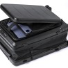 Trolley Pliable Personnalisé Éco-responsable Dopkin Matières : ABS Couleurs : noir cadeau collaborateur premium