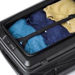 Trolley Pliable Personnalisé Éco-responsable Dopkin Matières : ABS Couleurs : noir personnalisation rapide en France