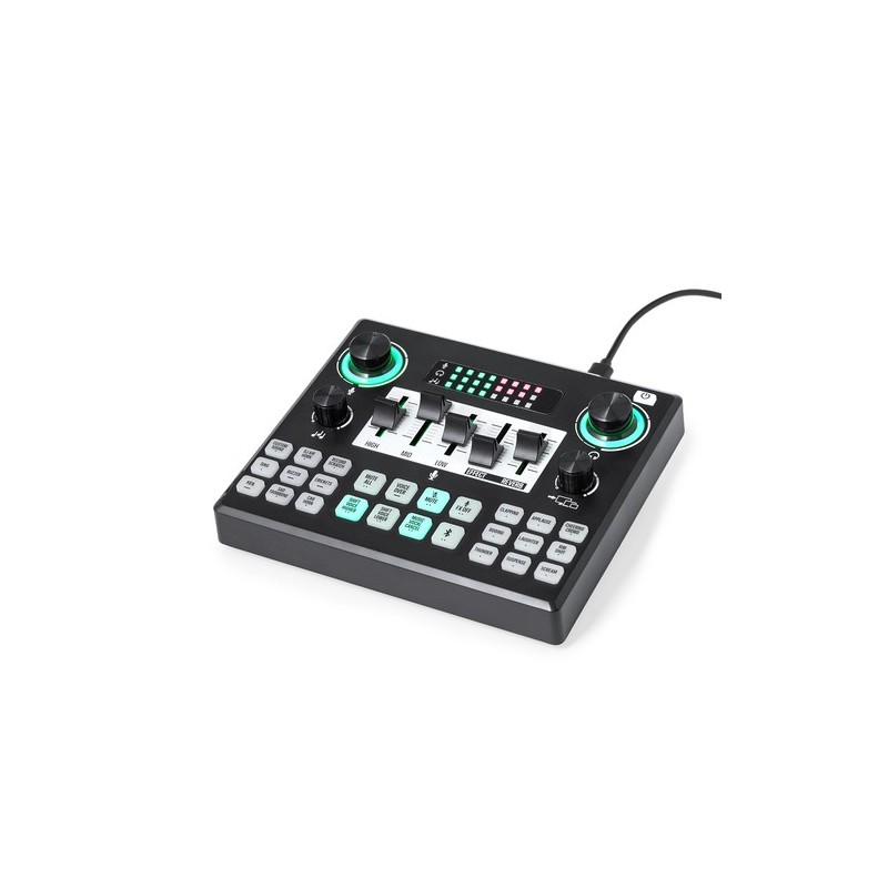 Table de Mixage Personnalisée Haute Performance Audio pas cher Valdy Couleurs : noir personnalisable avec votre logo