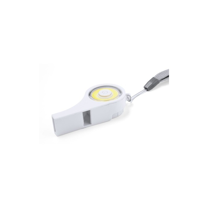 Sifflet Personnalisé Éclairant et Performant à Prix Abordable - Pincher Couleurs : blanc livraison express 24h 48h