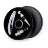 Coffret d'Accessoires à Vin Personnalisé Albion Matières : PU Couleurs : noir cadeau entreprise pas cher