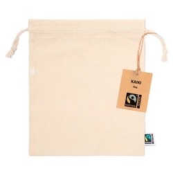 Sac à Chaussures Durable Personnalisé Kaiki Fairtrade pas cher Matières : coton Couleurs : naturel