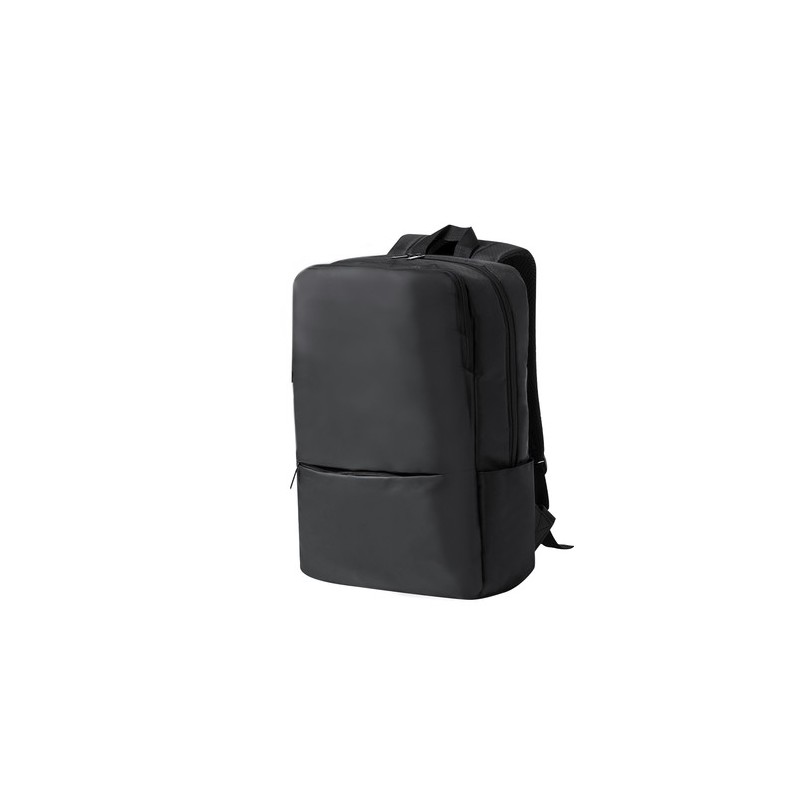 Sac à Dos Personnalisé Idéal pour le Business pas cher Sarek Matières : polyester Couleurs : noir personnalisable avec votre log