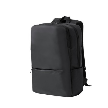 Sac à Dos Personnalisé Idéal pour le Business pas cher Sarek Matières : polyester Couleurs : noir personnalisable avec votre log