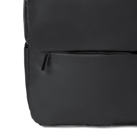 Sac à Dos Personnalisé Idéal pour le Business pas cher Sarek Matières : polyester Couleurs : noir marquage laser ultra précis