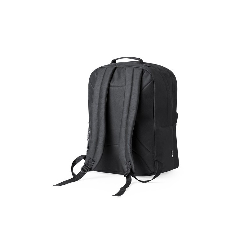 Sac à Dos Éco-responsable et Pratique pour le Voyage et les Loisirs - Bogart Couleurs : noir Matières : polyester recyclé goodie