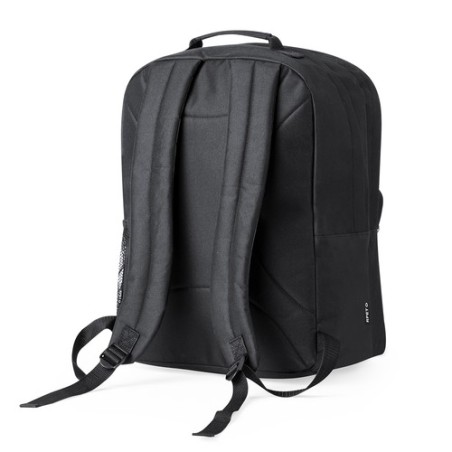 Sac à Dos Éco-responsable et Pratique pour le Voyage et les Loisirs - Bogart Couleurs : noir Matières : polyester recyclé goodie