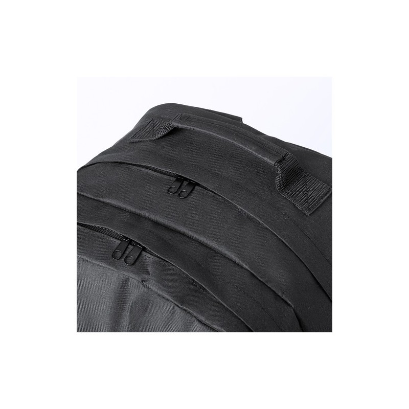 Sac à Dos Éco-responsable et Pratique pour le Voyage et les Loisirs - Bogart Couleurs : noir Matières : polyester recyclé impres