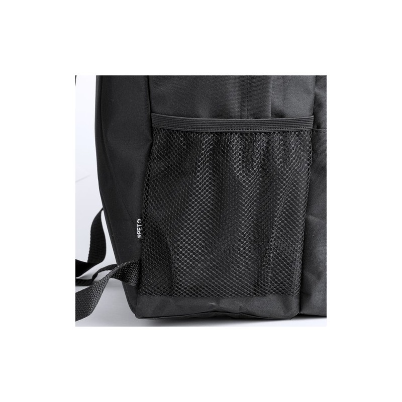Sac à Dos Éco-responsable et Pratique pour le Voyage et les Loisirs - Bogart Couleurs : noir Matières : polyester recyclé marqua