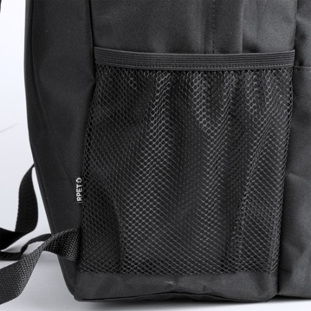 Sac à Dos Éco-responsable et Pratique pour le Voyage et les Loisirs - Bogart Couleurs : noir Matières : polyester recyclé marqua