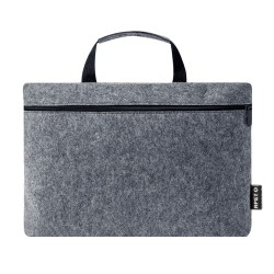 Porte-Documents Éco-responsable Personnalisé - Sacoche Business Rickey pas cher Matières : PET recyclé Couleurs : gris