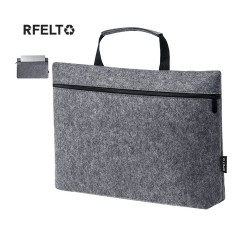 Porte-Documents Éco-responsable Personnalisé - Sacoche Business Rickey pas cher Matières : PET recyclé Couleurs : gris 2