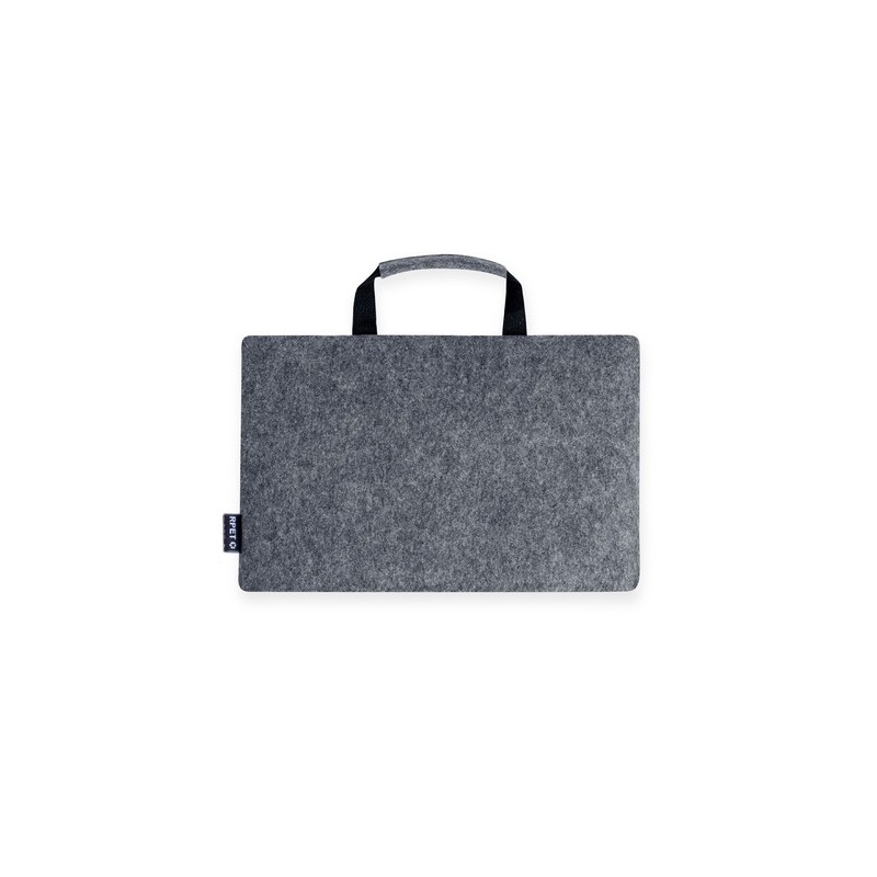 Porte-Documents Éco-responsable Personnalisé - Sacoche Business Rickey pas cher Matières : PET recyclé Couleurs : gris cadeau en