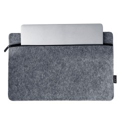 Porte-Documents Éco-responsable Personnalisé - Sacoche Business Rickey pas cher Matières : PET recyclé Couleurs : gris goodies p