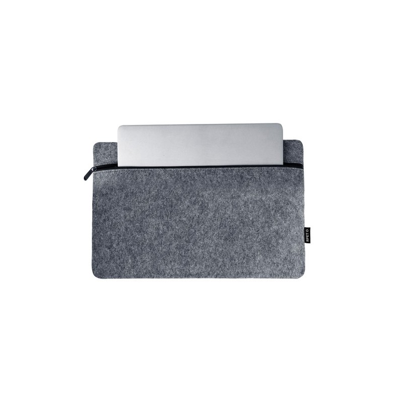 Porte-Documents Éco-responsable Personnalisé - Sacoche Business Rickey pas cher Matières : PET recyclé Couleurs : gris goodies p
