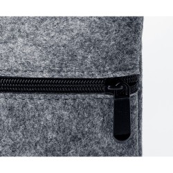 Porte-Documents Éco-responsable Personnalisé - Sacoche Business Rickey pas cher Matières : PET recyclé Couleurs : gris marquage 