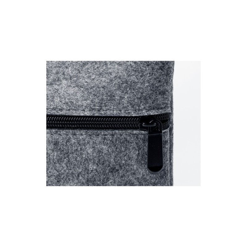 Porte-Documents Éco-responsable Personnalisé - Sacoche Business Rickey pas cher Matières : PET recyclé Couleurs : gris marquage 