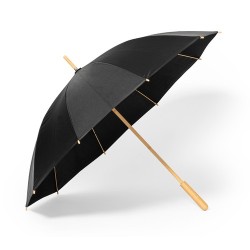 Parapluie Éco-responsable Chic Personnalisé pas cher - Gotley Matières : PET recyclé Couleurs : noir cadeau entreprise pas cher