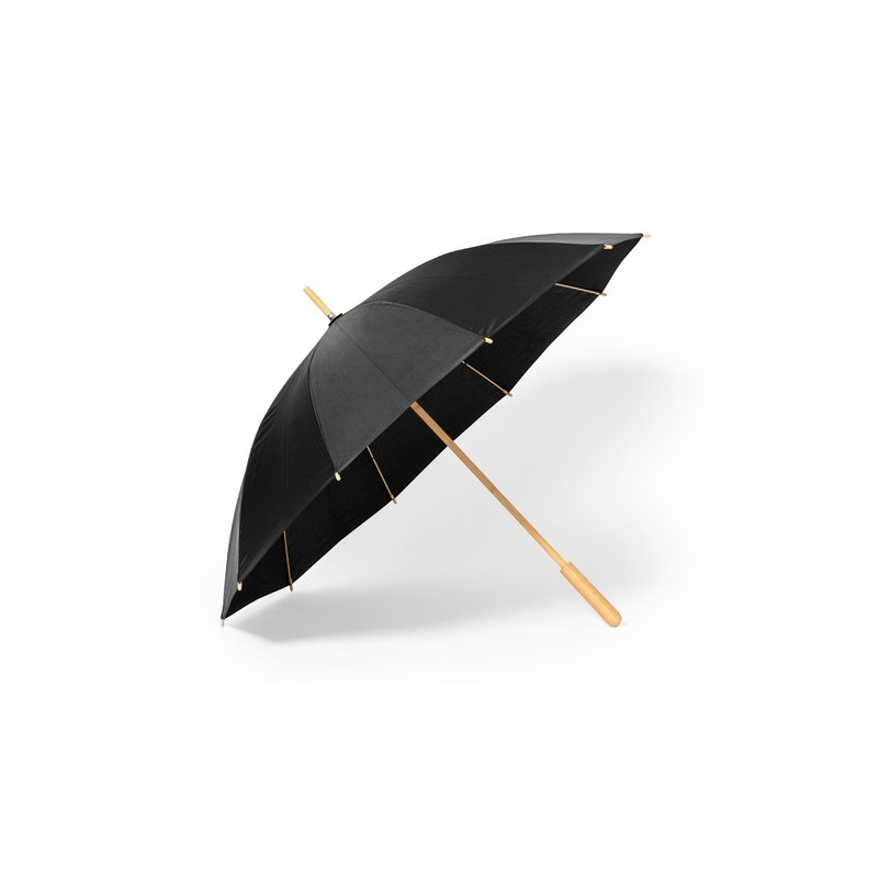 Parapluie Éco-responsable Chic Personnalisé pas cher - Gotley Matières : PET recyclé Couleurs : noir cadeau entreprise pas cher