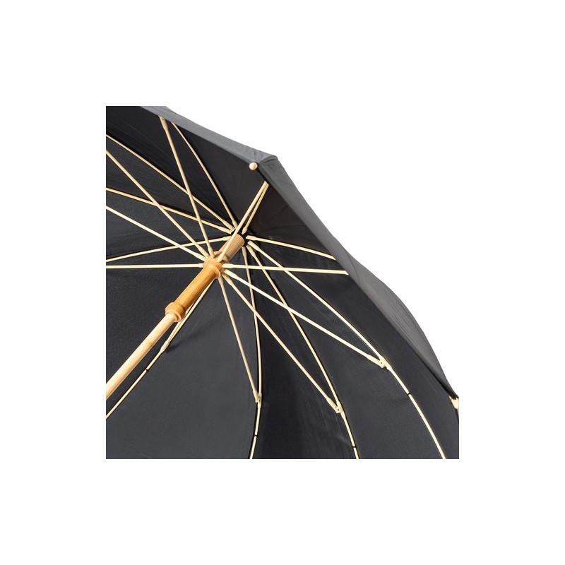 Parapluie Éco-responsable Chic Personnalisé pas cher - Gotley Matières : PET recyclé Couleurs : noir livraison express 24h 48h