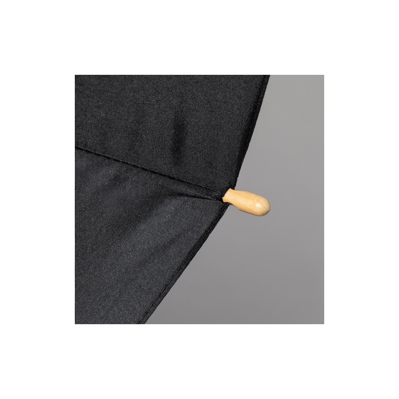 Parapluie Éco-responsable Chic Personnalisé pas cher - Gotley Matières : PET recyclé Couleurs : noir personnalisation rapide en 