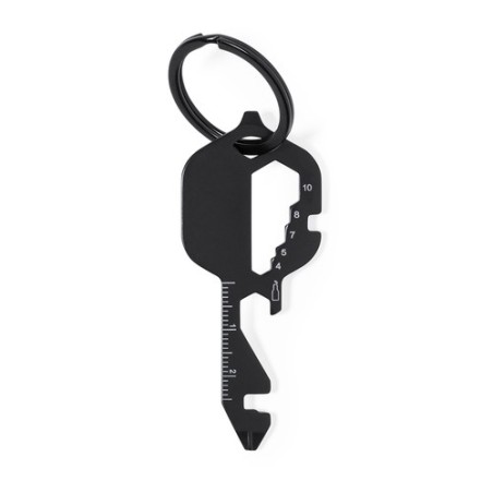 Outil Multifonction Pratique Personnalisé pas cher - Makine Matières : acier inoxydable Couleurs : noir