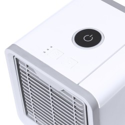 Climatiseur Mini Personnalisé Éco-responsable Confort et Fraîcheur Janek Couleurs : blanc goodies publicitaire événementiel