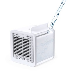 Climatiseur Mini Personnalisé Éco-responsable Confort et Fraîcheur Janek Couleurs : blanc impression haute définition