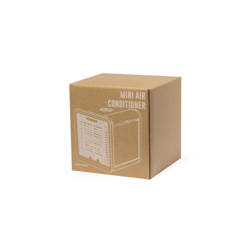 Climatiseur Mini Personnalisé Éco-responsable Confort et Fraîcheur Janek Couleurs : blanc marquage laser ultra précis