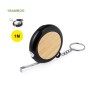 Mètre Multi-Outils Pratique et Éco-responsable 1m Wilco Matières : bambou Couleurs : noir personnalisable avec votre logo
