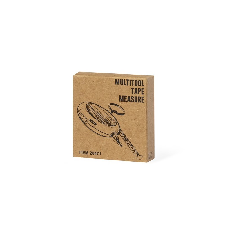 Mètre Multi-Outils Pratique et Éco-responsable 1m Wilco Matières : bambou Couleurs : noir marquage laser ultra précis