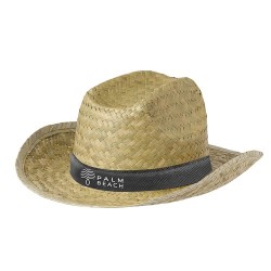 Chapeau en Paille Naturelle Personnalisé Pas Cher - Leone cadeau entreprise pas cher