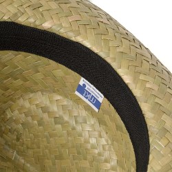 Chapeau en Paille Naturelle Personnalisé Pas Cher - Leone marquage laser ultra précis