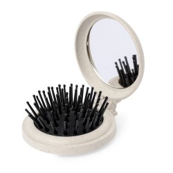 Brosse à Dents Pratique Éco-responsable avec Miroir Flege Matières : ABS Couleurs : naturel cadeau entreprise pas cher