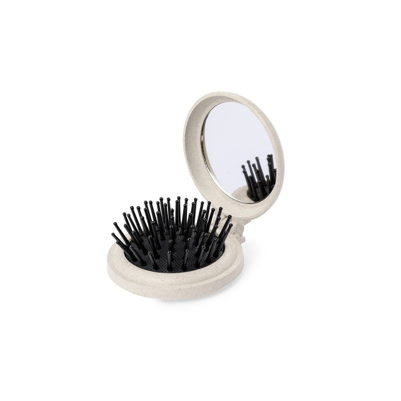Brosse à Dents Pratique Éco-responsable avec Miroir Flege Matières : ABS Couleurs : naturel cadeau entreprise pas cher