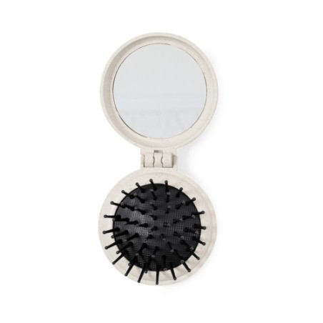 Brosse à Dents Pratique Éco-responsable avec Miroir Flege Matières : ABS Couleurs : naturel goodies publicitaire événementiel