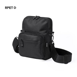 Bandoulière Éco-responsable Personnalisée en RPET Pas Cher - Lixia Couleurs : noir Matières : polyester recyclé 2