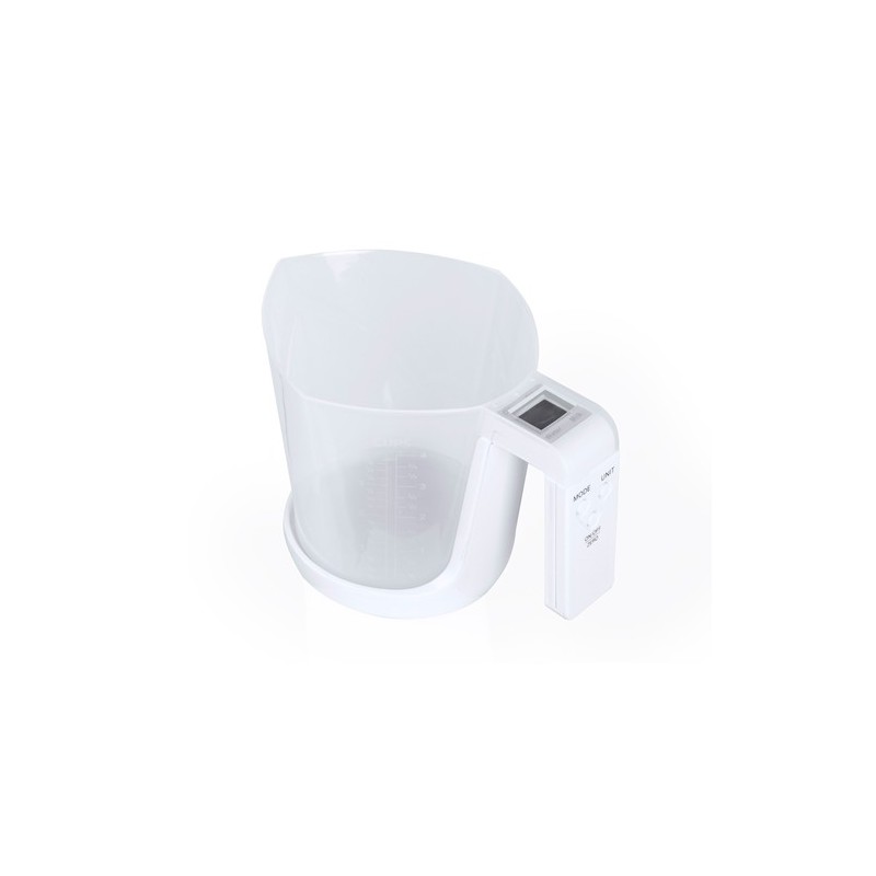 Balance de Cuisine Personnalisée Pratique Plazix Matières : ABS Couleurs : blanc cadeau entreprise pas cher
