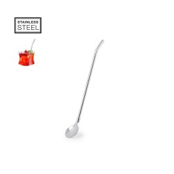 Agitateur Paille Pratique Personnalisé pour Bar - Noro Matières : acier inoxydable Couleurs : argenté 2