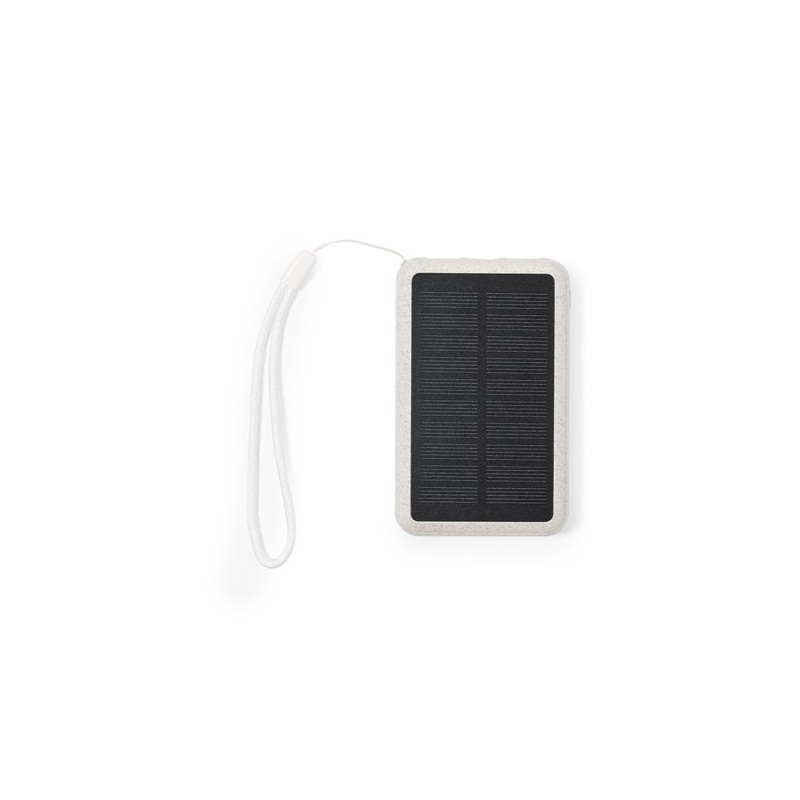Batterie Solaire Personnalisable - Power Bank Dawson Matières : ABS Couleurs : naturel