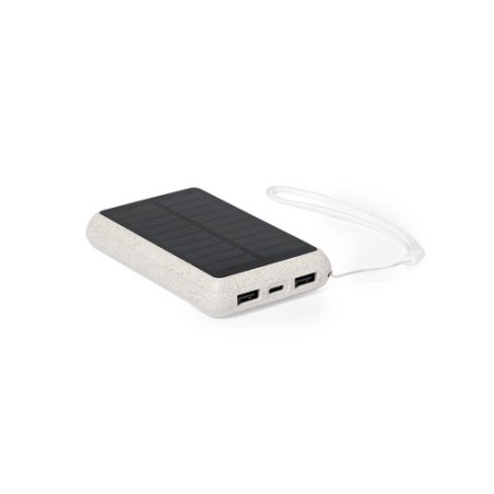 Batterie Solaire Personnalisable - Power Bank Dawson Matières : ABS Couleurs : naturel livraison express 24h 48h